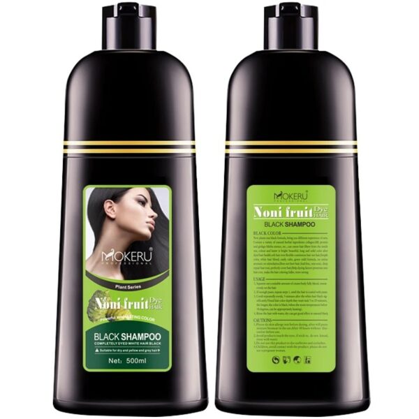 Organic Natural Fast Hair Dye Only 5 Minutes Noni Plant Black Hair Color Dye Shampoo - Image 2