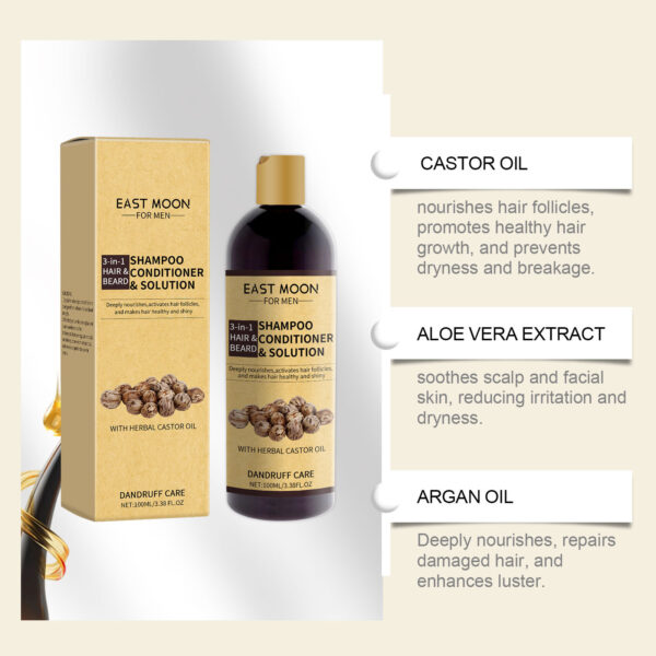 3-in-1 Beard Nutritional Hair Care Men - Image 3