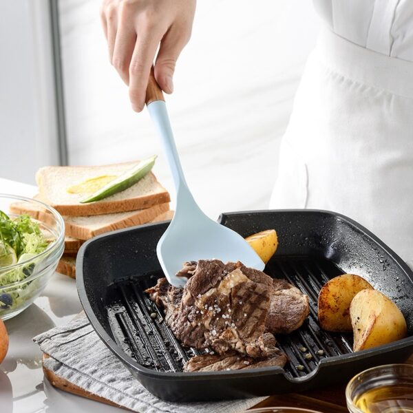 Home Kitchen Silicone Non-Stick Cookware Set - Image 4
