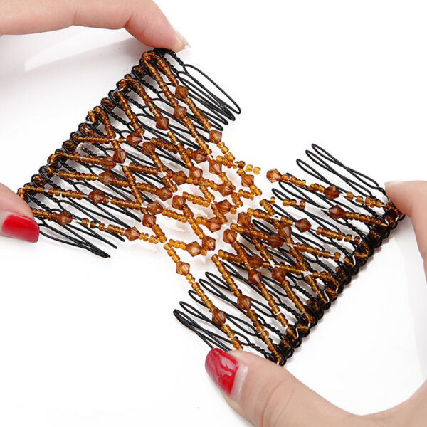 Variety hair comb hair styling wire hair styling beaded magic hair comb styling comb wholesale - Image 8