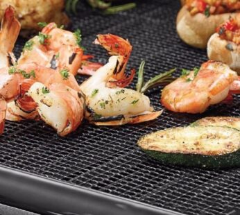 Barbecue Non-Stick Wire Mesh Grilling Mat Reusable Cooking Grilling Mat For Outdoor Activities