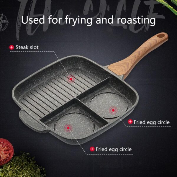 Maifanshi fried steak pot multi-function household omelette pan pan induction cooker non-stick pan - Image 4