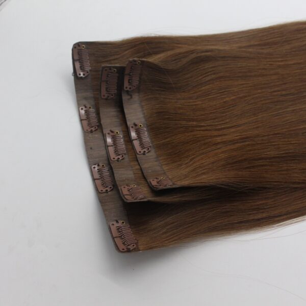 Clip hair clips in human hair extension - Image 4