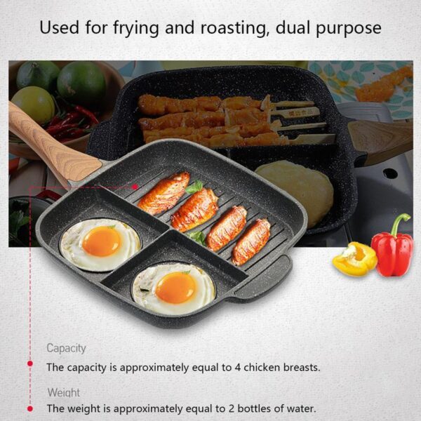 Maifanshi fried steak pot multi-function household omelette pan pan induction cooker non-stick pan - Image 2