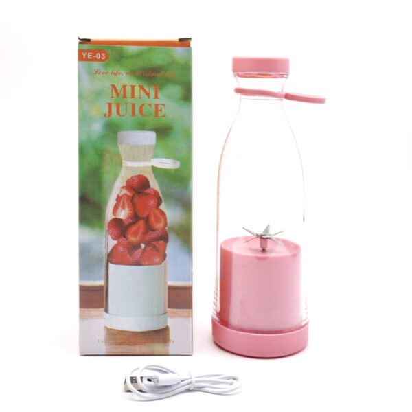 Electric USB Wine Bottle Juicer Cup 6-leaf Cutter Head Household - Image 2