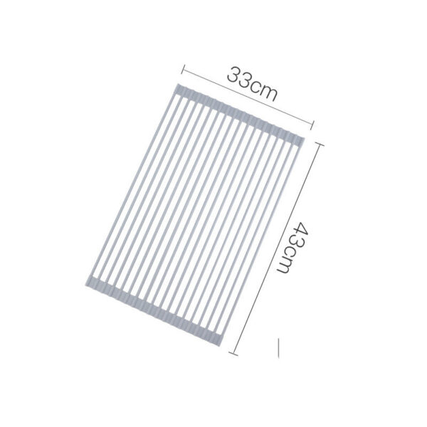 Foldable Drain Rack Kitchen Shelf Tableware - Image 8