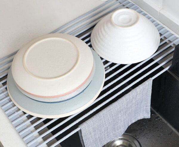 Foldable Drain Rack Kitchen Shelf Tableware