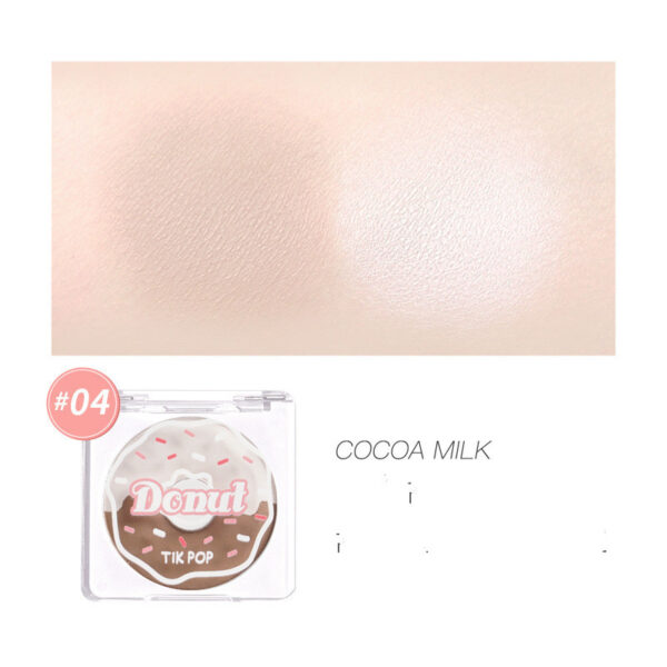 Donut Two-Tone Blush Highlighting Makeup Nude Makeup - Image 4