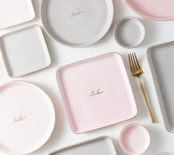 Light Luxury Ceramic Tableware Couple Tableware