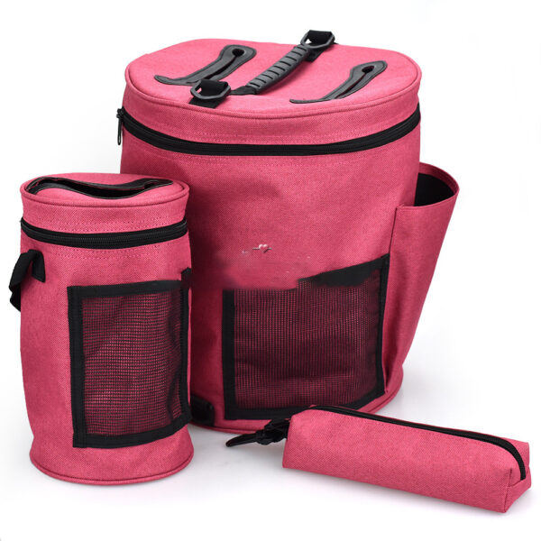 Lightweight Knitting Projects Organizer Bag Weave Tools Crochet Accessories Holder Yarn Storage Tote Bag - Image 6