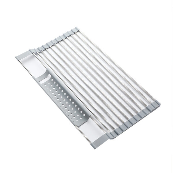 Kitchen Sink Tableware Fruit And Vegetable Drain Rack - Image 5