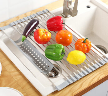 Kitchen Sink Tableware Fruit And Vegetable Drain Rack
