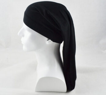 Long Hair Sock Cap Sleep Hat Wrap Night Cap Hair Care Bonnet Women Men Nightcap