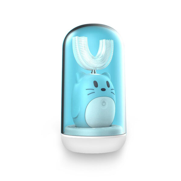 Smart Ultrasonic Children's Electric Toothbrush Automatic Cleaning U-shaped Toothbrush Portable Baby Products - Image 2