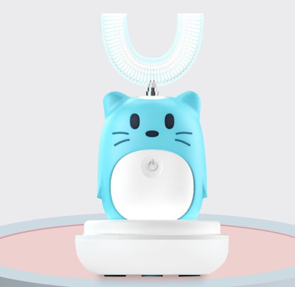 Smart Ultrasonic Children's Electric Toothbrush Automatic Cleaning U-shaped Toothbrush Portable Baby Products - Image 5