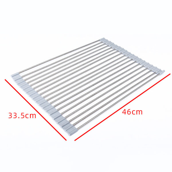 Foldable Drain Rack Kitchen Shelf Tableware - Image 6
