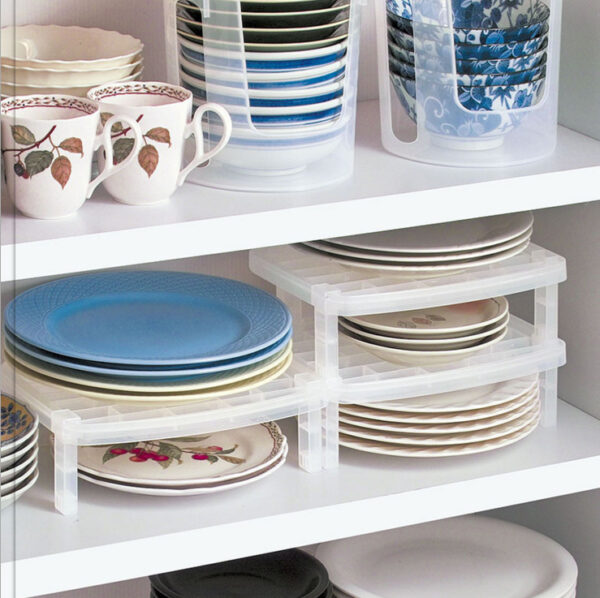 Kitchen storage plate tableware dish storage rack - Image 5