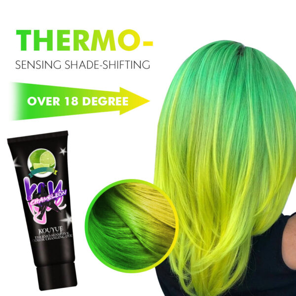 Professional Use Colour Cream Magical Thermochromic Semi Tool Permanent Purple Grey Dye Green Hair Paint Blue Color - Image 4
