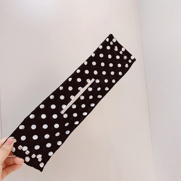 Women Elegant Solid Print Bun DIY Hairstyle Making Hold Long Tools Bow Headband Hairbands Fashion Hair Accessories - Image 2