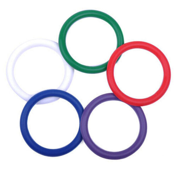 Rubber Cock Ring 5 Colour Set - Image 4