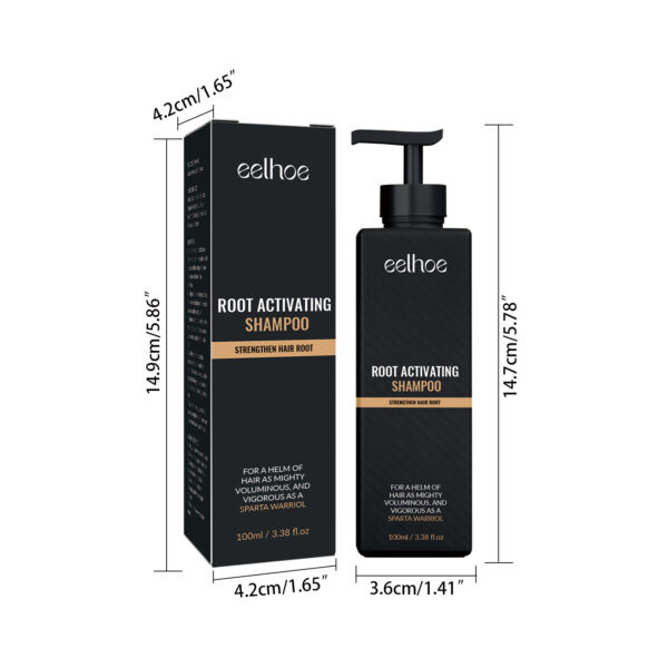 Root Activator Shampoo, Natural Hair Regrowth Shampoos, Unisex Hair Thickening Shampoo, Gently Shampoo For Men & Women, Nourishing Long Lasting Hair Care For Darker & Thicker Hair - Image 5