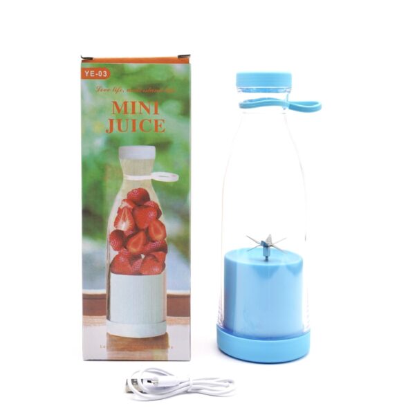 Electric USB Wine Bottle Juicer Cup 6-leaf Cutter Head Household - Image 5