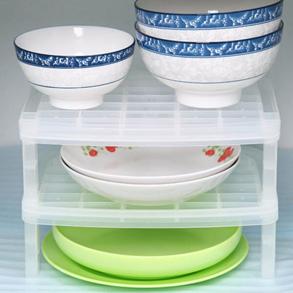 Kitchen storage plate tableware dish storage rack - Image 7
