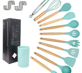 kitchen utensils silicone cooking spoon shovel cookware set