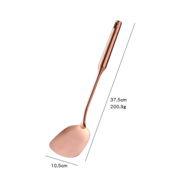 304 Stainless Steel Kitchenware Spatula Colander Kitchen Cookware - Image 7