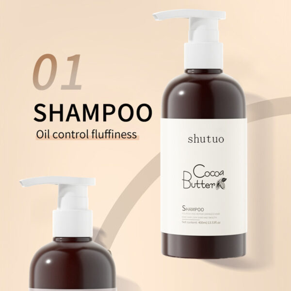 Cocoa Butter Shampoo Hair Conditioner Anti-dandruff Soft - Image 6