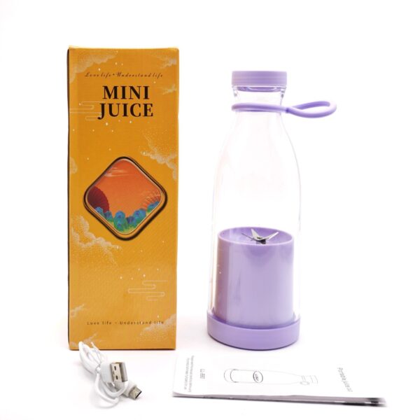 Electric USB Wine Bottle Juicer Cup 6-leaf Cutter Head Household - Image 8