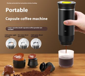 Portable Capsule Coffee Machine Electric Small Wireless Heating Kitchen Gadgets