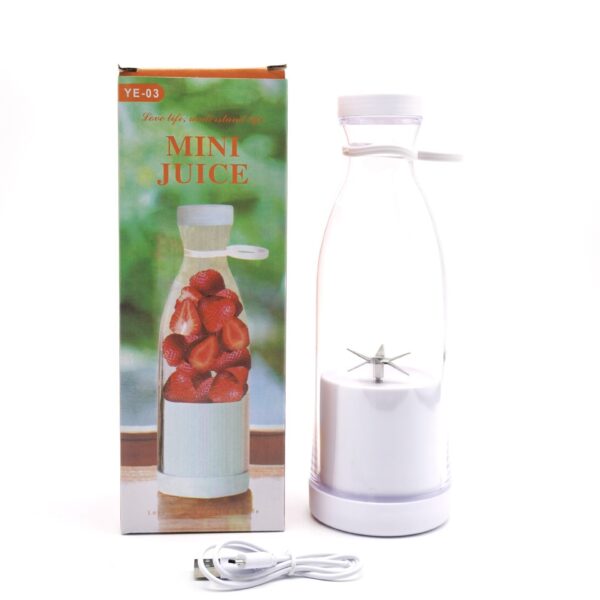 Electric USB Wine Bottle Juicer Cup 6-leaf Cutter Head Household - Image 4