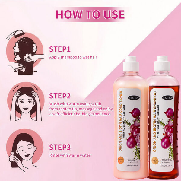 Onion Biotin Rosemary Shampoo Conditioner - Image 4