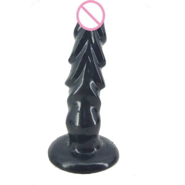 PVC Penis Butt Plug Adult Products Men And Women Back Court - Image 3