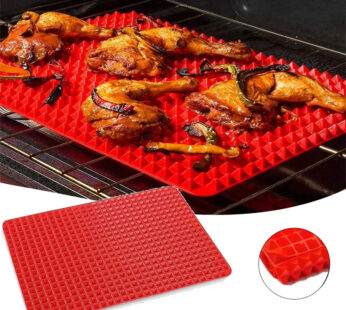 Non-Stick Silicone Pyramid Cooking Mat Baking Mat With Grid Versatile Oven BBQ Cooking Mat Heat-Resistant Mat Kitchen Tools Kitchen Gadgets