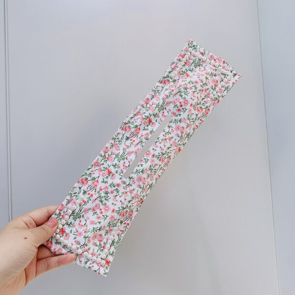 Women Elegant Solid Print Bun DIY Hairstyle Making Hold Long Tools Bow Headband Hairbands Fashion Hair Accessories - Image 3