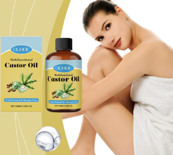 Organic Castor Oil Moisturizes Hair Eyebrow Skin