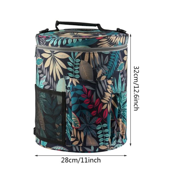 Lightweight Knitting Projects Organizer Bag Weave Tools Crochet Accessories Holder Yarn Storage Tote Bag - Image 9