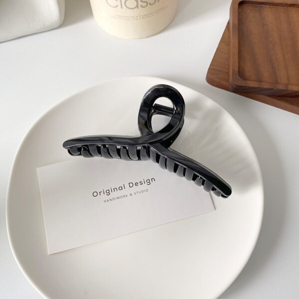 Women's Fashionable Airy Solid Colour Hair Clip - Image 3