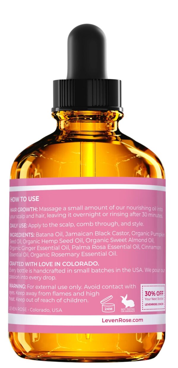 Hair Growth Oil 2 Oz Organic Hair Conditioner - Image 2
