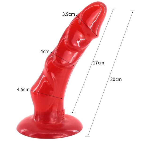 PVC Penis Butt Plug Adult Products Men And Women Back Court - Image 6