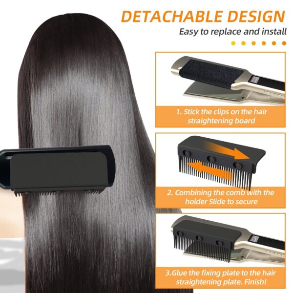 Removable Straight Hair Comb Hair Salon Household Electric Hair Straightener Accessories Hair Styling Tools - Image 3