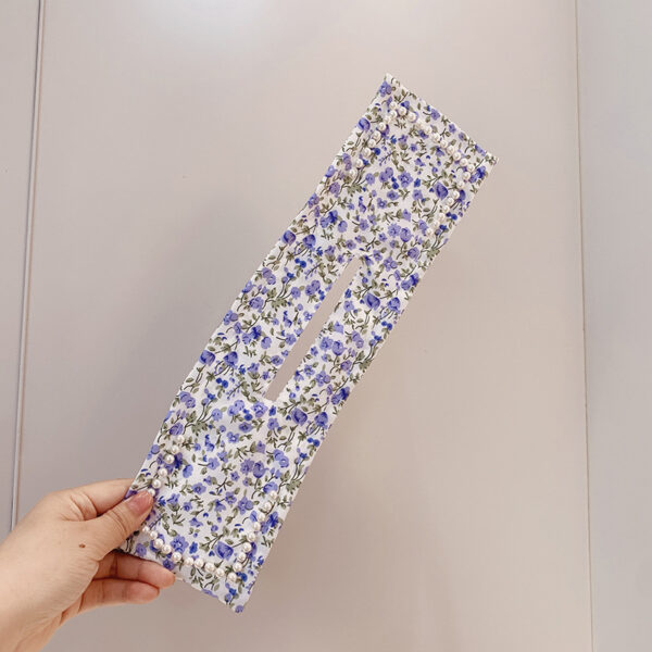 Women Elegant Solid Print Bun DIY Hairstyle Making Hold Long Tools Bow Headband Hairbands Fashion Hair Accessories - Image 4