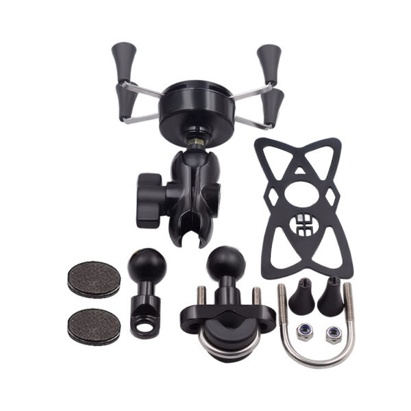 Motorcycle Mobile Phone Bracket Modification Electric Bike Bicycle Accessories Aluminum Alloy Base Bracket - Image 2