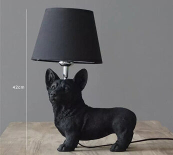 Retro Dog Desk Lamp Bedroom Bedside Lamp Creative Study Decorative Lamps