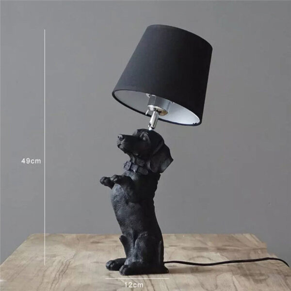 Retro Dog Desk Lamp Bedroom Bedside Lamp Creative Study Decorative Lamps - Image 10