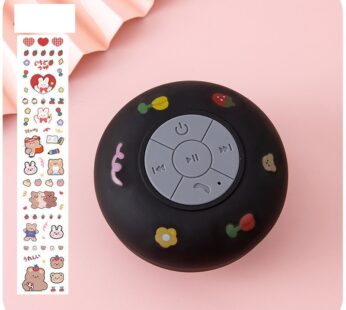 Lovely waterproof wireless Bluetooth small sound sucker bathroom Mini subwoofer desktop mini speaker universal