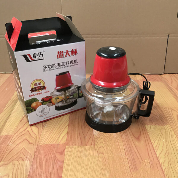 3 Liters Big Cup Electric Vegetable Grinder Meat Grinder Cooking Machine Cooking Machine - Image 3