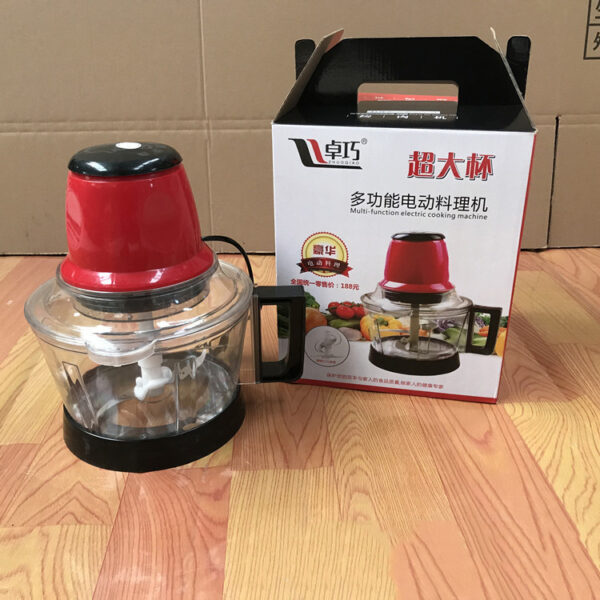 3 Liters Big Cup Electric Vegetable Grinder Meat Grinder Cooking Machine Cooking Machine - Image 2